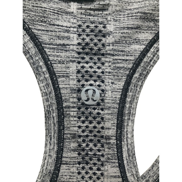 Lululemon Swiftly Tech Racerback Tank Top 2.0 Gray Space Dye Size 4 Seamless - Picture 3 of 8